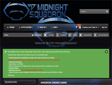 Tablet Screenshot of midnightsquadron.com